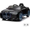 Image de BMW i4 Full Option Elektrische Kinderauto 1 tot 6 jaar   Officieel Gelicentieerd Accuvoertuig met Lederen Zitje, Schokdempers & Bluetooth   12V Kinderauto met Afstandsbediening, Werkende Deuren & Soft-Start   Zwart
