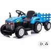 Image de VROOOMY Elektrische Tractor 2 tot 5 jaar   Robuust Accuvoertuig met Verwijderbare Aanhanger & Soft-Brake   Li-ion Kindertractor met Afstandsbediening, EVA-rubberen banden & MP3   Blauw