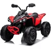 Image de Can-Am Renegade Elektrische Kinderquad 3 tot 7 jaar   Officieel Gelicentieerd 4x4 Accuvoertuig met Vierwielaandrijving & Schokdempers   Li-ion Quad met Bluetooth, Veiligheidsgordel & EVA Banden   Rood