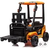 Image de JCB Heftruck Full Option Elektrische Kinderauto 2 tot 6 jaar   Officieel Gelicentieerd Accuvoertuig met Functionele Laadvork & Pallet   12V Kinderheftruck met Afstandsbediening, 3-puntsgordel & Soft-Start   Geel
