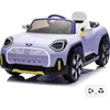 Image de Mini Aceman 12V Elektrische Kinderauto 1 tot 5 jaar   Officieel Gelicentieerd Accuvoertuig met Afstandsbediening   Luxe Compacte SUV met Lederen Zitje, Bluetooth & EVA-Banden   Paars