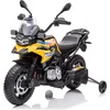 Image de BMW F850 GS Elektrische Kindermotor 12V 3 tot 6 jaar   Officieel Gelicentieerde Accumotor met Zijwieltjes   Luxe Motorfiets met EVA-Banden & Bluetooth   Geel