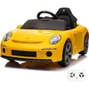 Image de RUF GT Elektrische Kinderauto 12V 1 tot 5 jaar   Officieel Gelicentieerde RUF Porsche Replica met Afstandsbediening   Luxe Sportwagen met Lederen Zitje, EVA-Wielen & Bluetooth   Geel