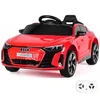 Image de Audi e-Tron GT Full Option Elektrische Kinderauto 1 tot 4 jaar   Officieel Gelicentieerd Accuvoertuig met Lederen Zitje, Schokdempers & Bluetooth   12V Kinderauto met Afstandsbediening, Werkende Deuren & Soft-Start   Rood