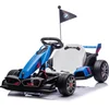 Image de BMW M-Stijl Elektrische Go-Kart 24V   Vanaf 5 jaar   e-Gocart met Verstelbaar Frame & Drift-functie   24V Accu Kart met LED-Verlichting, Soft-Start & Functionele Rem   Blauw