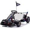 Image de BMW M-Stijl Elektrische Go-Kart 24V   Vanaf 5 jaar   e-Gocart met Verstelbaar Frame & Drift-functie   24V Accu Kart met LED-Verlichting, Soft-Start & Functionele Rem   Grijs