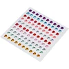 Image de 100 Stuks Zelfklevende Strass Steentjes Hartjes - Mix Kleuren