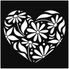 Image de Hart sjablon 30x30 cm - Artemio