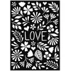 Image de Love sjablon 21x29,7 cm - Artemio