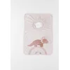 Image de Noukie's - Bavet - Slabbetje - Funny - Poederroze - Dino Popsie