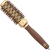 Image de Olivia Garden Expert Blowout Straight Wavy Föhnborstel Goud-Bruin