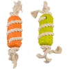 Image de Duvo+ Eco rubber stick bamboe/rijst + katoen - Geel/Groen - Geen kleurkeuze mogelijk - 29x6,5x6,5cm