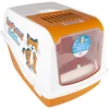 Image de De smurfen - Azrael gesloten kattentoilet - 57x39x38cm - Duvo plus