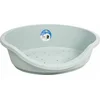 Image de duvoplus Sleeper Tino 60 ECO - Kunststof Hondenmand - Ovale Hondenbak van Gerecycled Plastic - Anti-slip - 60x40x20cm - Ice