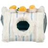 Image de duvoplus playtime knaagdierenhuisje Striped Triangle M-30x25x23cm meerkleurig
