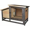 Image de duvoplus Woodland Design konijnenhok Bunny Barnette 111x55x68cm houtkleurig