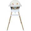 Image de Quax - Kinderstoel - Ultimo 3 -Meegroeistoel - White - Naturel