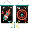 Image de SCRATCH Magnetische Darts - Ruimte - 36X55Cm - 2-Zijdig - 5+