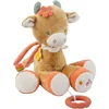 Image de Nattou Koe Mila - Muziek Knuffel - 30 cm - Donker Warm Beige
