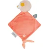 Image de Nattou Egel Zoe - Knuffeldoekje Doudou - 30x20 cm - Koraal