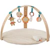 Image de Nattou Mila, Lana en Zoe - Speeltapijt Speelkleed Speelmat met Bogen - 80x80 cm - Zand Beige
