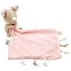 Image de Nattou FanFan Baby Knuffeldoekje met Knuffel - 27 x 27 cm - Doudou hertje - Baby Cadeau - Beige