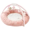 Image de Nattou FanFan Speelmat Baby met bogen rond - 90 cm - Activiteiten Speelkleed Baby - Baby Speelgoed - Gewatteerde Randen