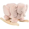 Image de Nattou FanFan Hobbelpaard Olifant - 59 cm - Schommelpaard - Baby Speelgoed - Oud Roze