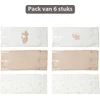Image de Nattou FanFan Bedbumper Set - Baby Hoofdbeschermer - 20 cm x 20 cm - 6 stuks