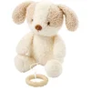 Image de Nattou TEDDY Muziekknuffel Baby Hond - 25 cm - Zachte Knuffel met Muziek - Baby Cadeau - Wit & Beige