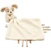 Image de Nattou TEDDY Baby Knuffeldoekje met Knuffel - 27 x 27 cm - Doudou Hond - Baby Cadeau - Beige