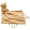 Image de Nattou TEDDY Baby Knuffeldoekje met Knuffel - 27 x 27 cm - Doudou Beer - Baby Cadeau - Beige