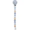 Image de Nattou SILICONE Fopspeenketting - 21 cm - Multi Blauw