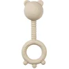 Image de Nattou SILICONE Rammelaar - Beer - 6 cm - Klei
