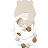 Image de Nattou SILICONE Bijtring - Beer - 13 cm - Klei