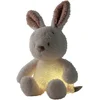 Image de Nattou TEDDY Baby Nachtlampje Konijn - 19 cm - Zachte Baby knuffel - Baby cadeau - Beige