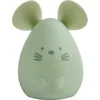 Image de Nattou Silicone - Nachtlamp voor Baby's - Muis - 11 cm - Groen