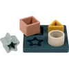 Image de Nattou Puzzelspel - Silicone - 12x12 cm  - Beige