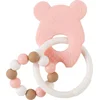 Image de Nattou Muis Silicone - Bijtring - Roze - BPA Vrij