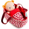 Image de Lilliputiens - Agathe Pop In Reiswieg - Stoffen Pop Met Diverse Accessoires - Stimuleert De Fijne Motoriek, Empathie En Het Imitiatiespel - Geschikt Vanaf 1 Jaar