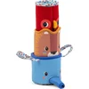 Image de Lilliputiens - Stapelbekers met waterstralen - Jack de leeuw
