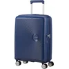 Image de American Tourister reiskoffer - Soundbox spinner 55/20 Tsa uitbreidbaar (Handbagage) - blauw - 41 l