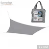 Image de LICHTGRIJS SCHADUWNDOEK 3 × 2 M VAN POLYESTER 160 G/M²