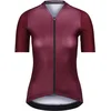 Image de BIORACER Icon Coldblack - Fietsshirt Zomer - Dames - Bordeaux - Korte Mouw - UV-Bescherming & Aansluitend - Maat L