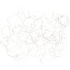 Image de J-Line slinger Draad 300Led 30M - kunststof - zilver - warm wit - LED lichtjes