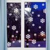 Image de 50 elektrostatische sneeuwvlokstickers - Zelfklevende raamstickers voor Kerstmis - Feestelijke decoraties
