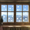 Image de 30 elektrostatische sterrenstickers - Zelfklevende raamstickers voor Kerstmis - Feestelijke decoraties