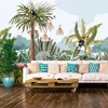 Image de Vooraf gelijmd panoramisch behang met jungle- en savannemotief, H 250 x B 480 cm