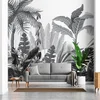 Image de Vooraf gelijmd panoramisch junglebehang, tropisch moerasgebied, H 250 x B 240 cm