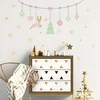 Image de Kerstslinger Origami Sticker - Kerststickers - Feestelijke Decoraties - 30x55cm